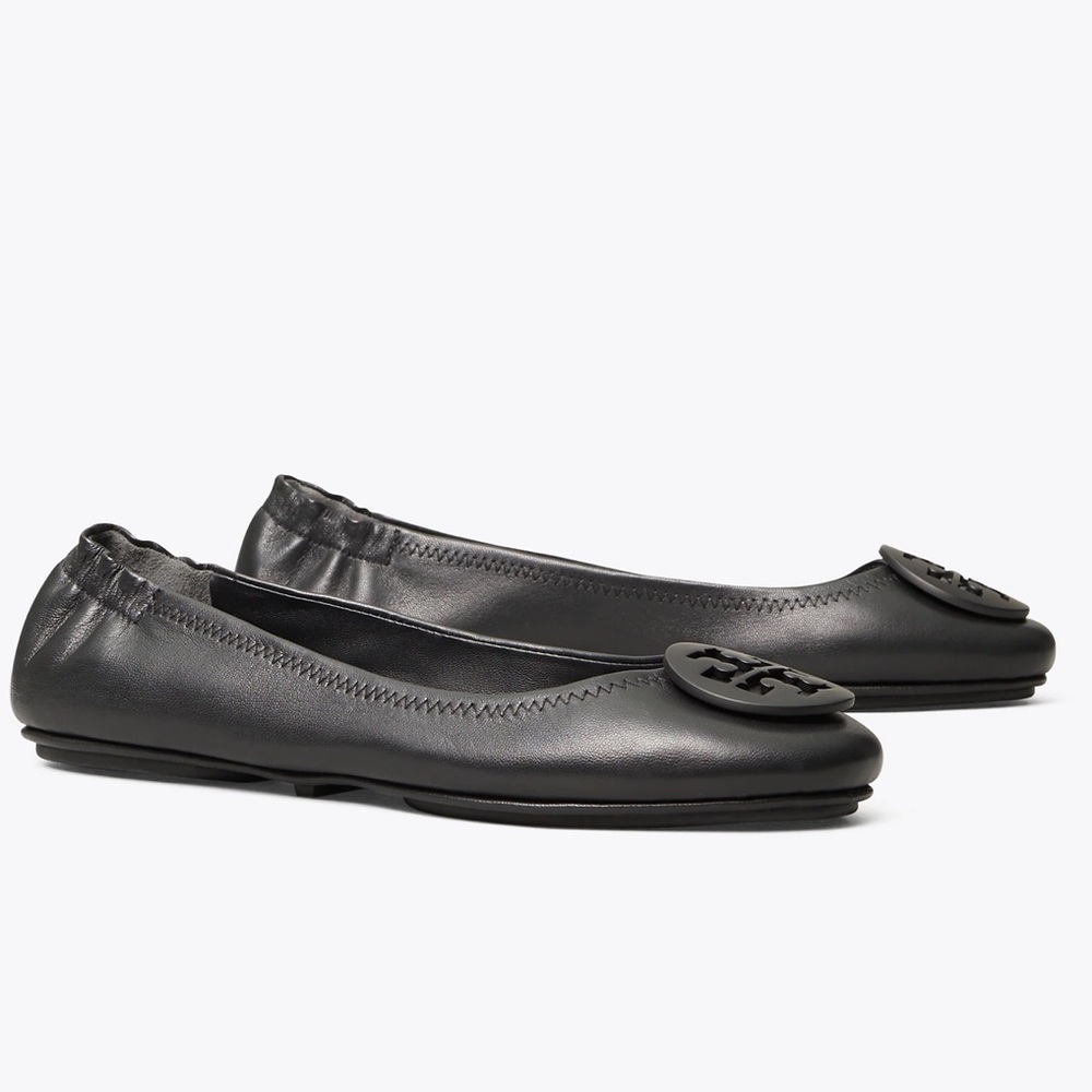 MINNIE TRAVEL BALLET FLAT, LEATHER